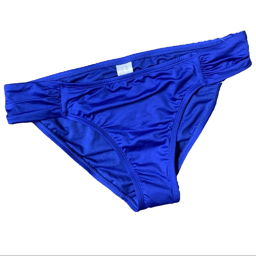 NWOT Liz Claiborne Bikini Bottom Blue
